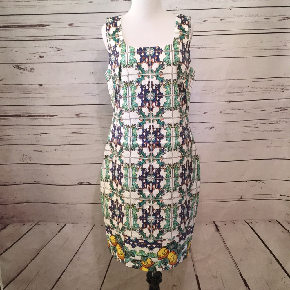 The Limited patterned sheath dress size 10 NWT